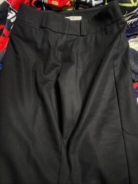 Ann Taylor LOFT Black Ankle Cut Julie Pants